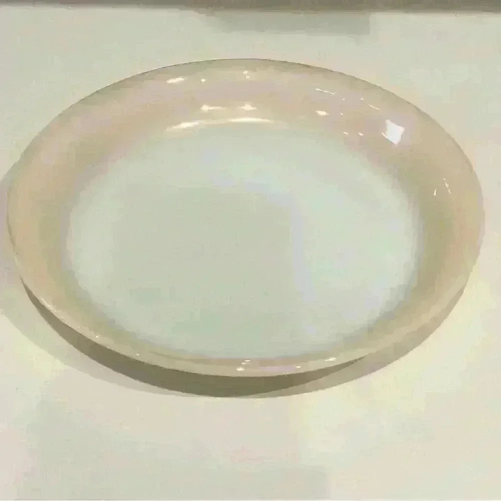 Vintage Fire King 9” Peach Luster Pie Dish